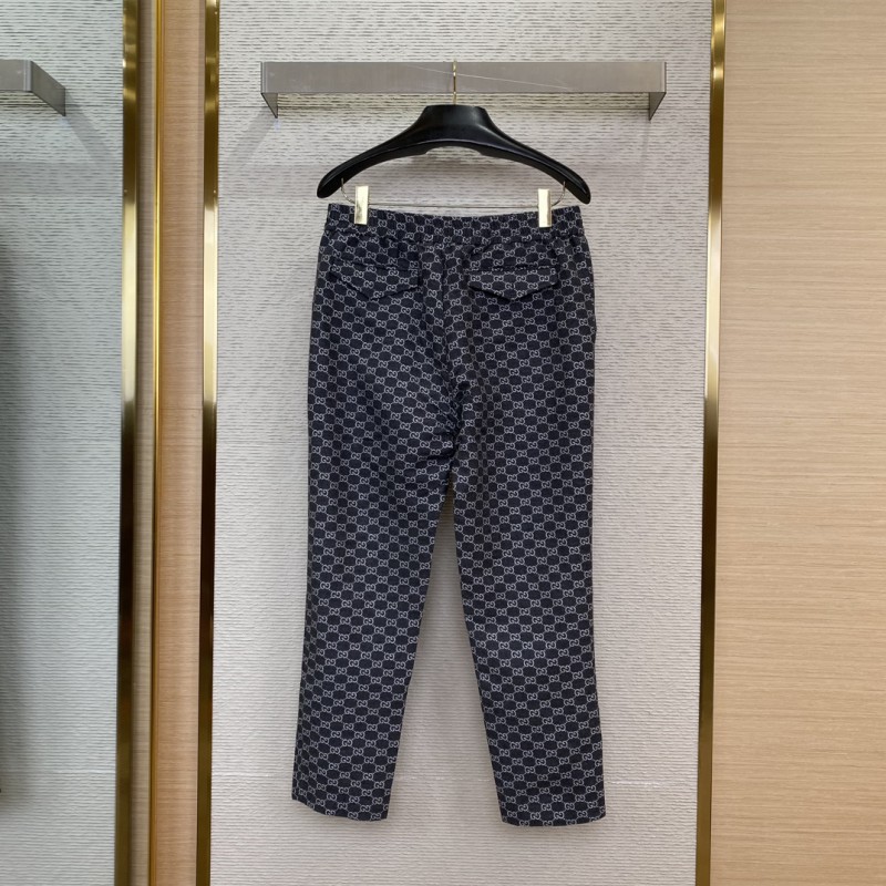 Gucci Wool Jacquard Trousers 1