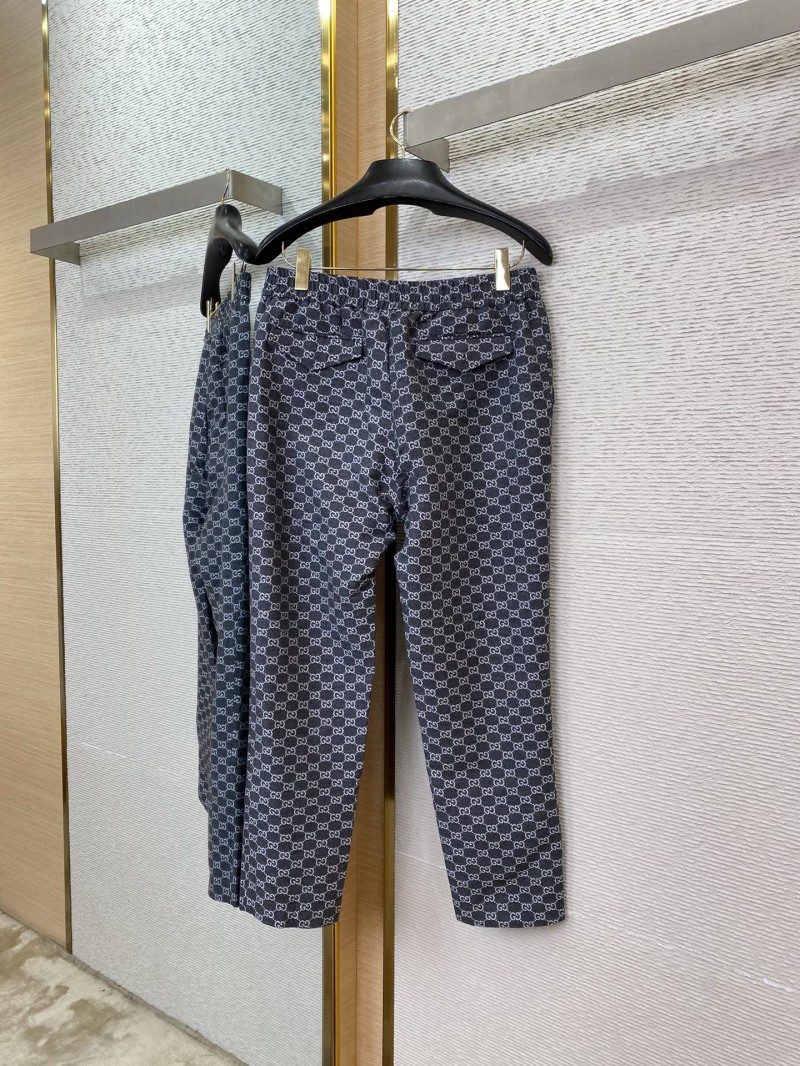 Gucci Wool Jacquard Trousers 5