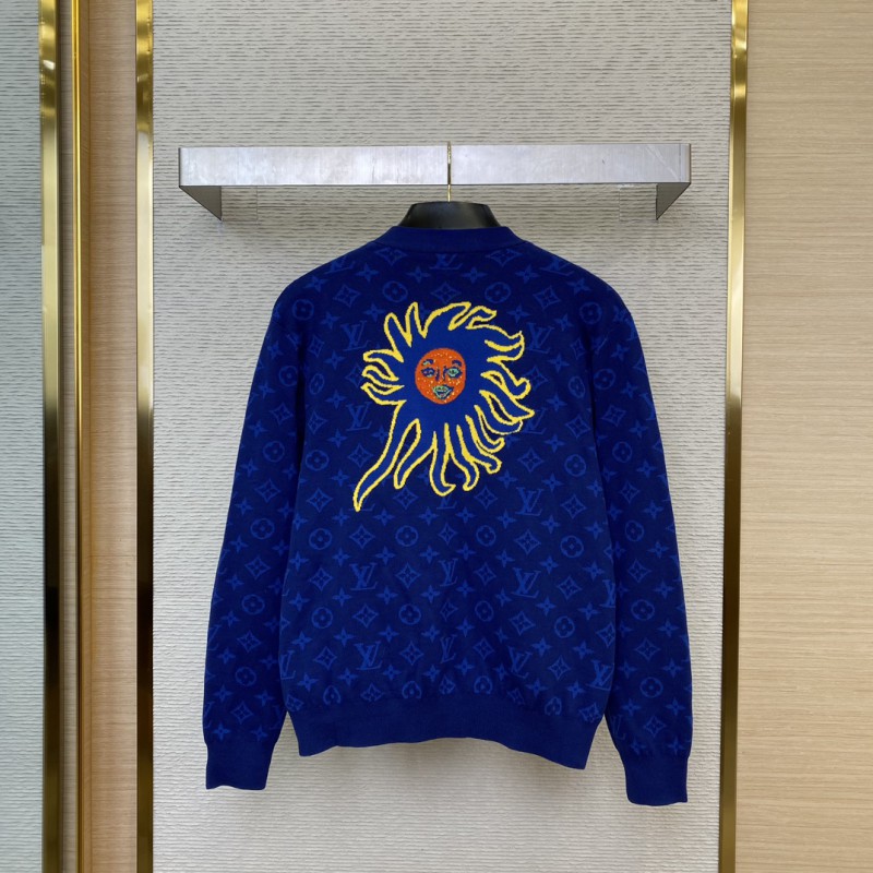 LV Yayoi Kusama Embroidered Knitted Cardigan 1