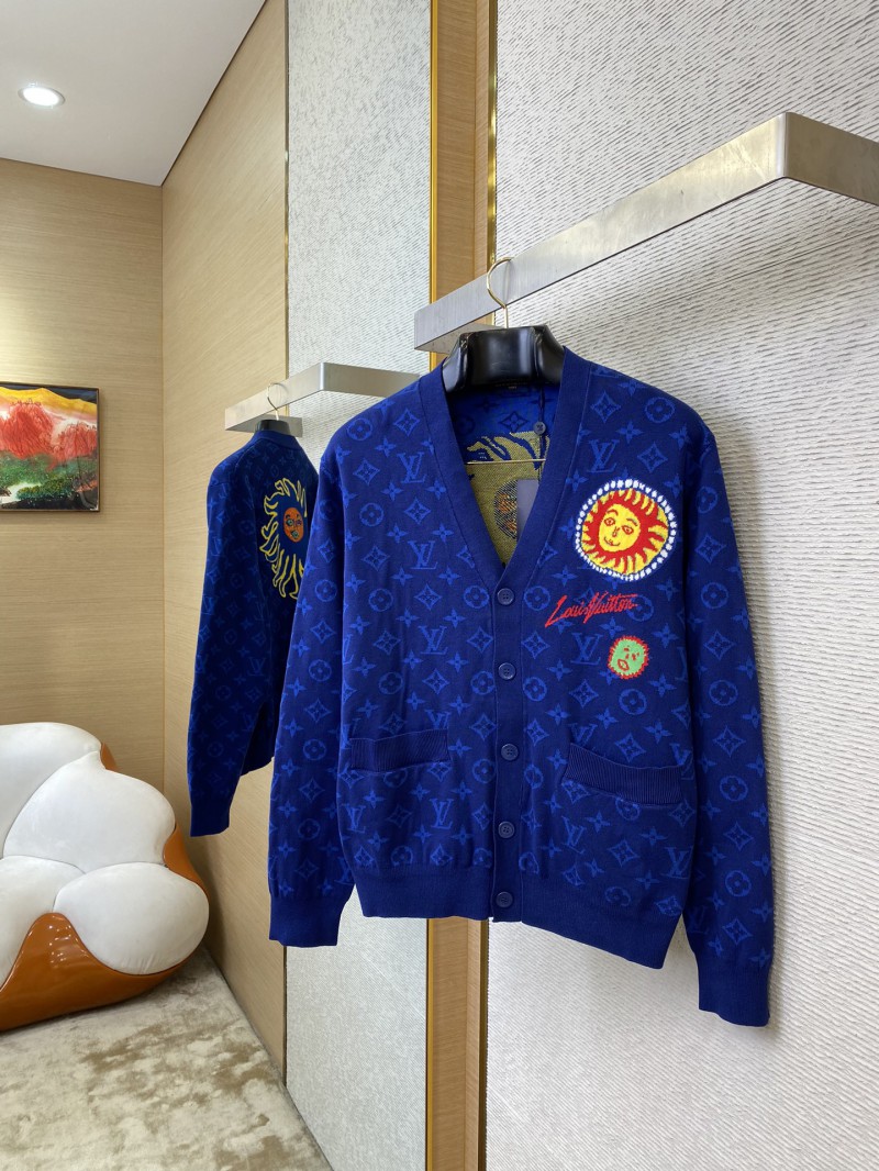 LV Yayoi Kusama Embroidered Knitted Cardigan 2