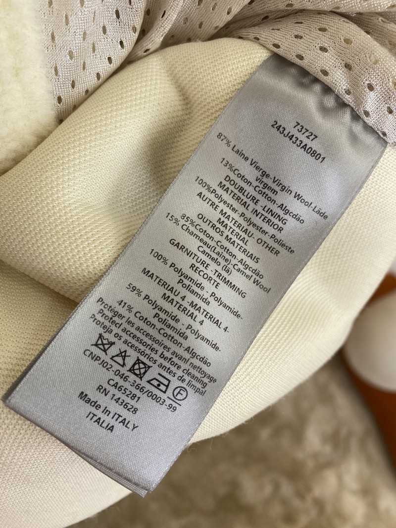Dior Lambswool Jacket Coat 8