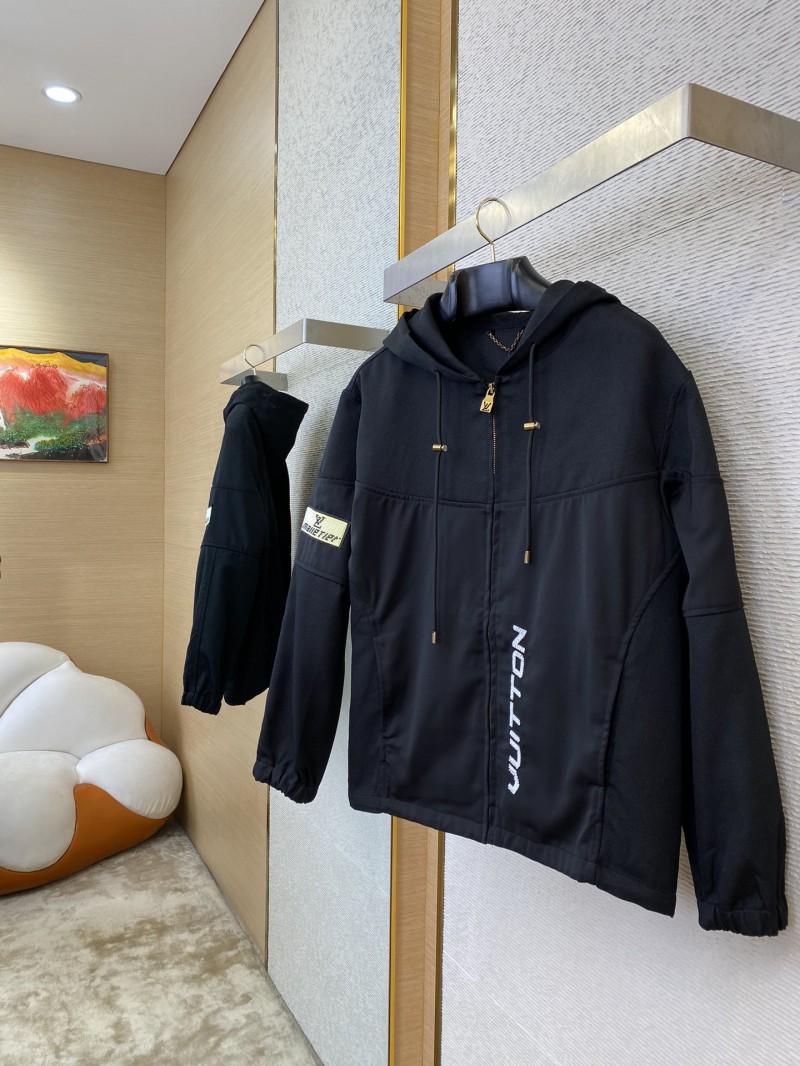 LV Beaded Hooded Jacket 2