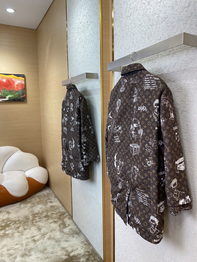 LV Reversible Old Flower Parker Coat 3
