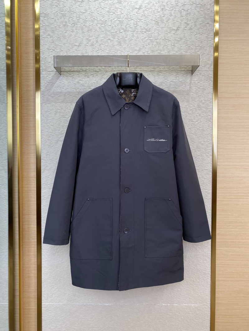 LV Reversible Old Flower Parker Coat 4