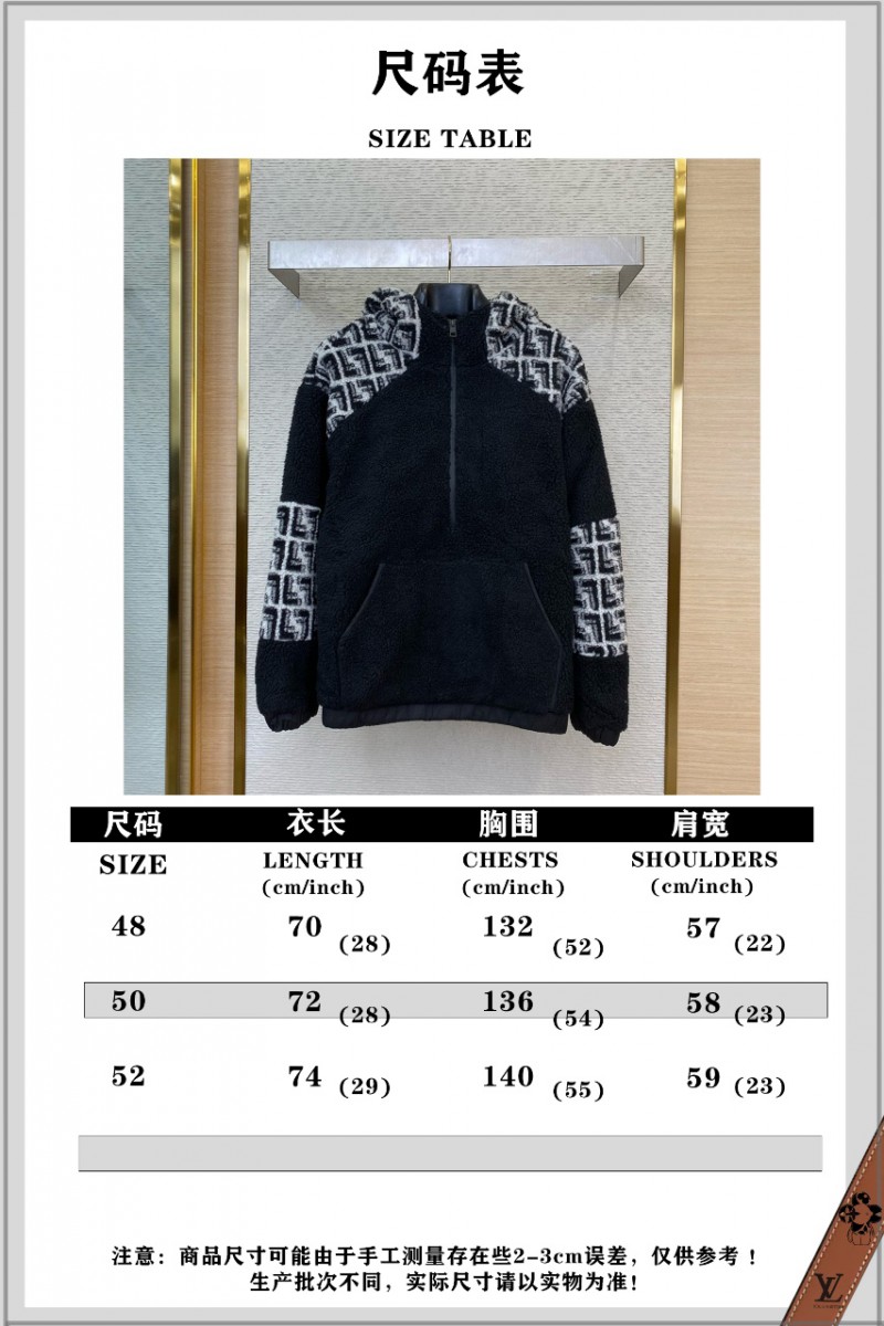 Fendi half-zip lambswool hooded sweatshirt 9