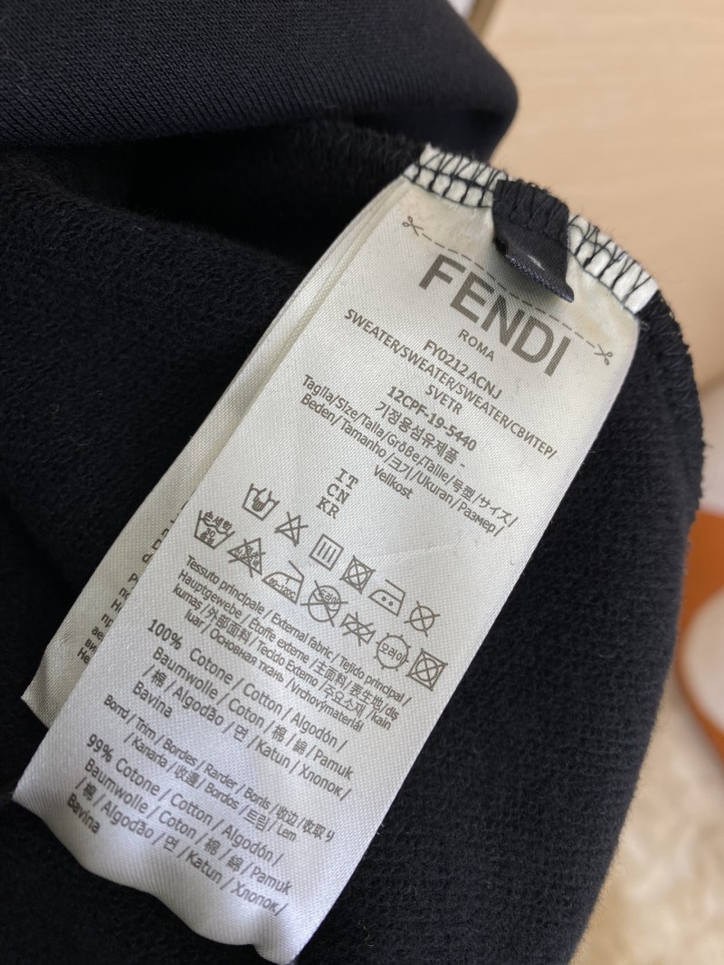 Fendi Classic Monster Rhinestone Sweatshirt 8