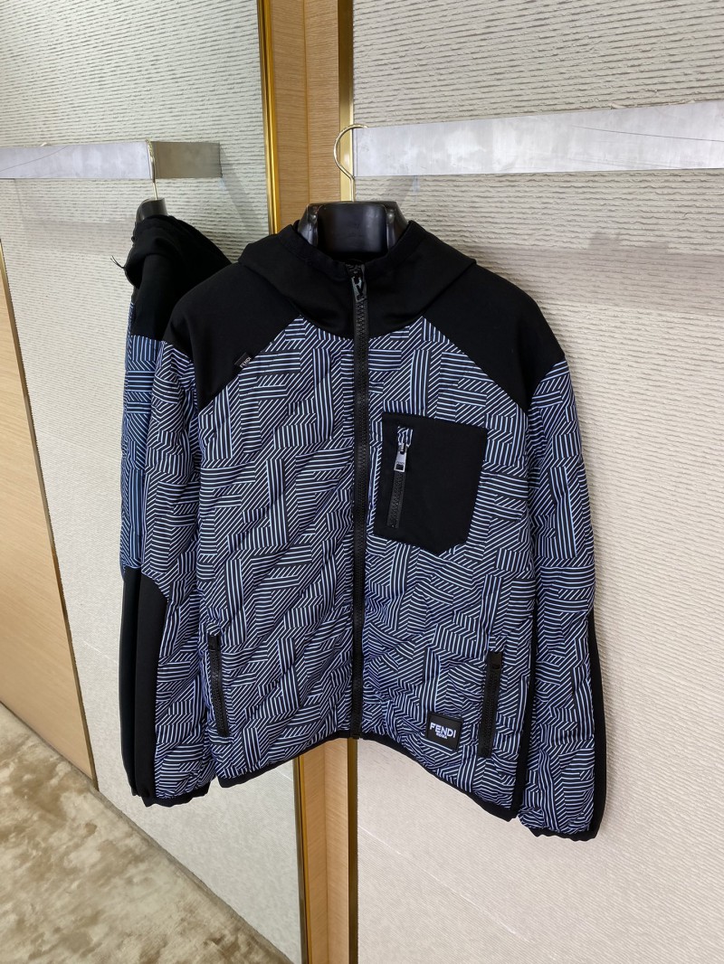 Fendi Double F Full Print Hooded Jacket 6