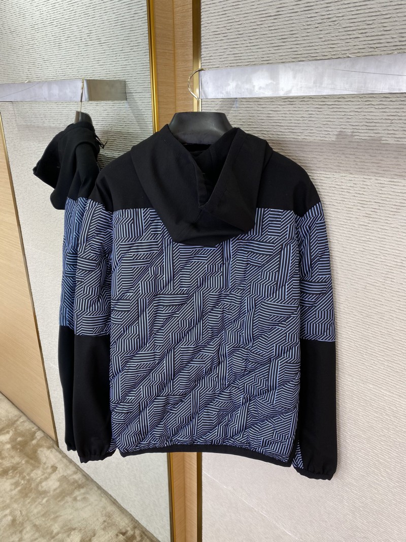 Fendi Double F Full Print Hooded Jacket 7