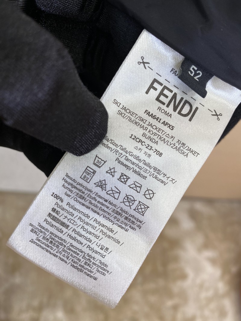 Fendi Double F Full Print Hooded Jacket 8