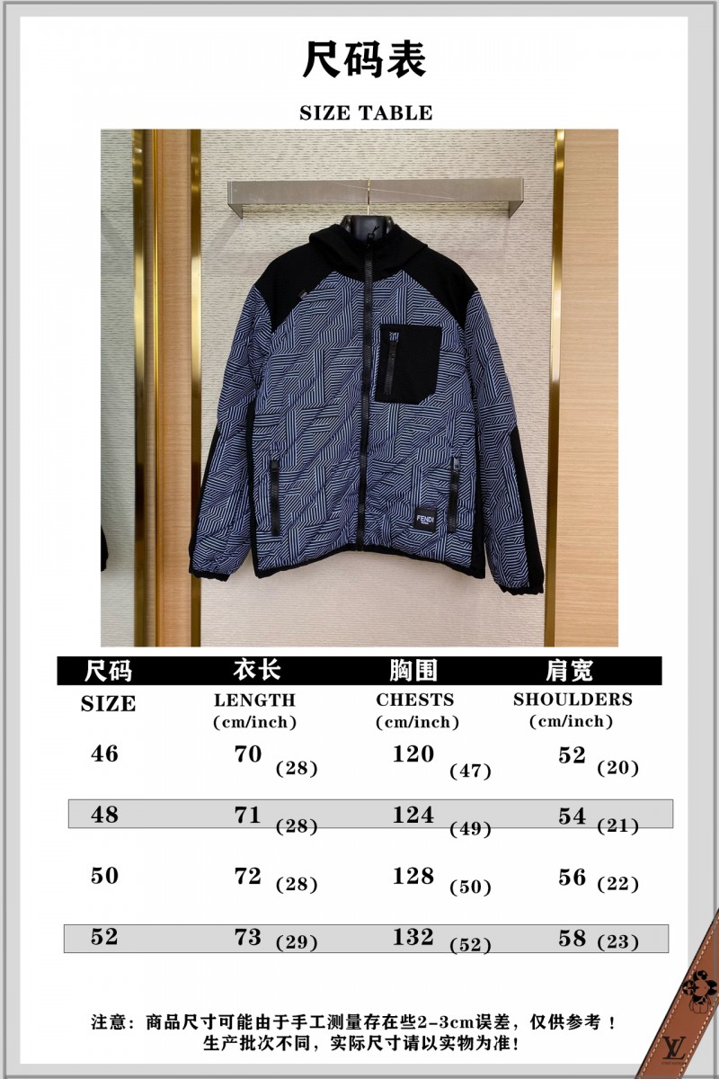 Fendi Double F Full Print Hooded Jacket 9
