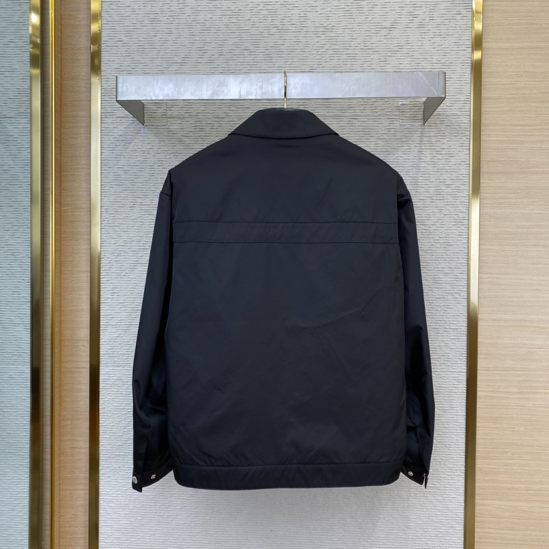 Prada Triangle Logo Work Jacket Coat 1