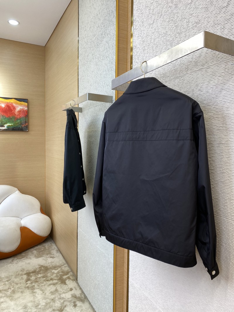 Prada Triangle Logo Work Jacket Coat 3