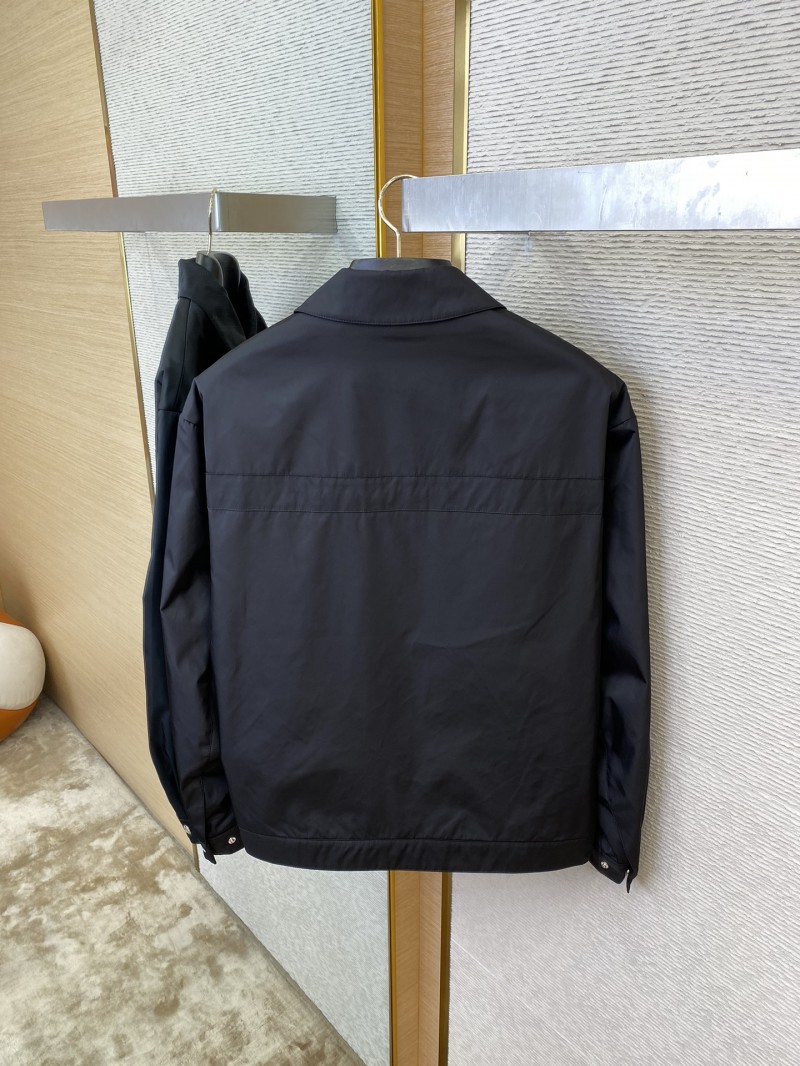 Prada Triangle Logo Work Jacket Coat 7