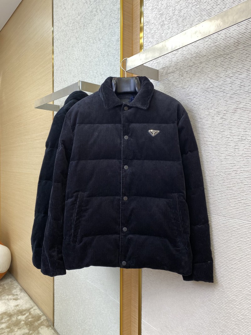 Prada Triangle Label Corduroy Jacket 2