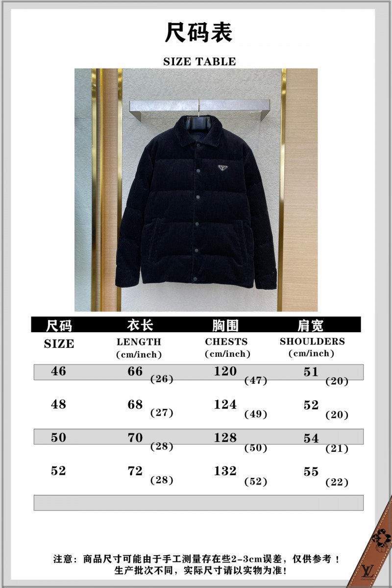 Prada Triangle Label Corduroy Jacket 9