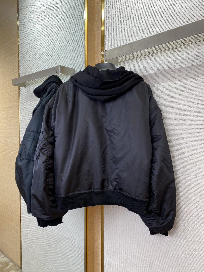 Balenciaga Four Sleeve Aviator Jacket Coat 5