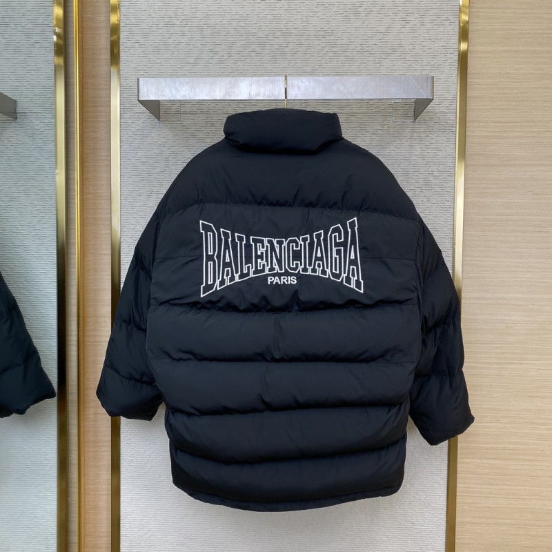 Balenciaga Reversible Embroidered Cotton Jacket Coat 3