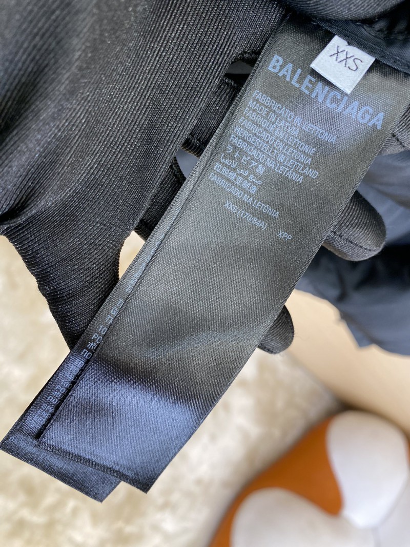 Balenciaga Reversible Embroidered Cotton Jacket Coat 8