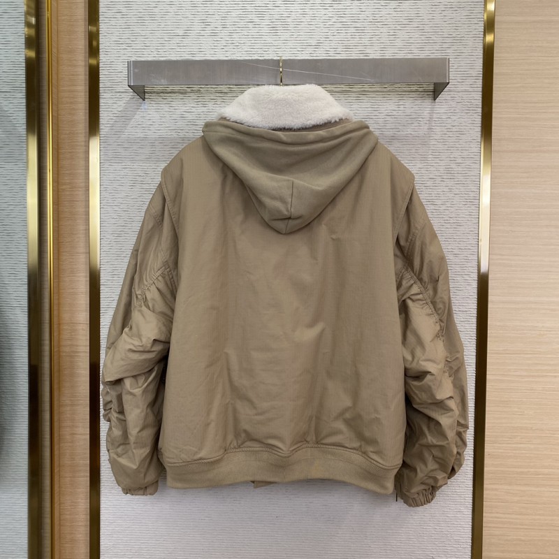 Balenciaga Aviator Cotton Jacket Coat 1