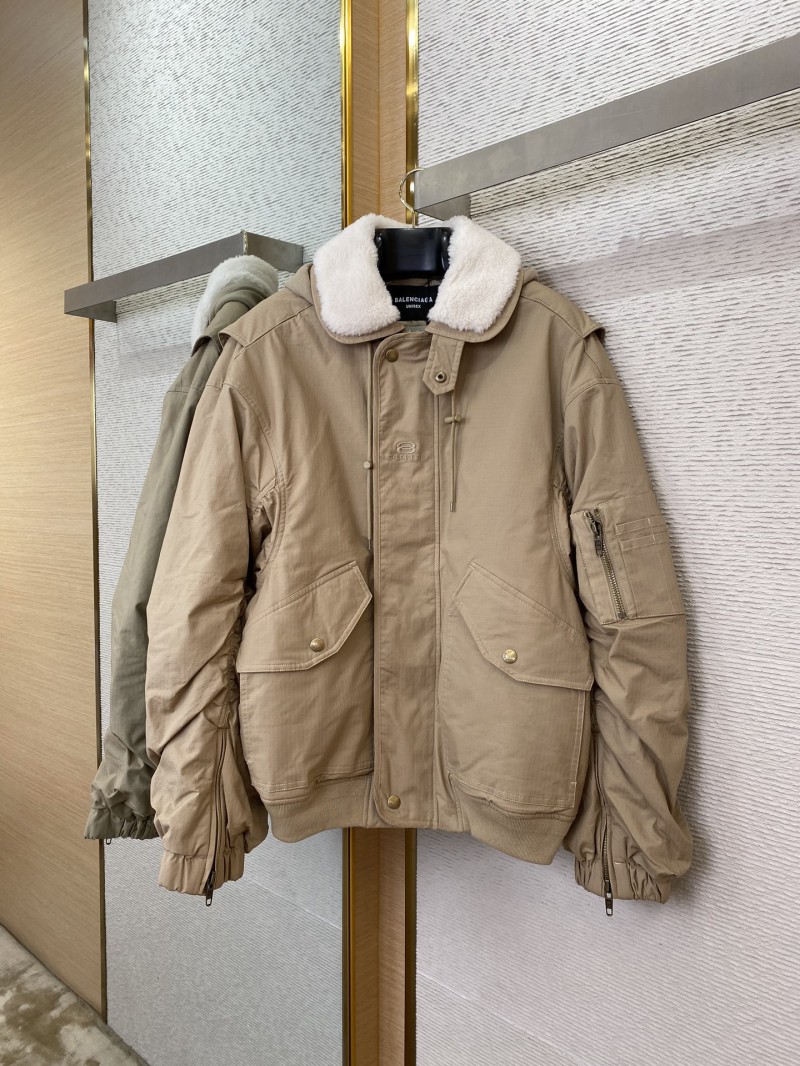 Balenciaga Aviator Cotton Jacket Coat 4