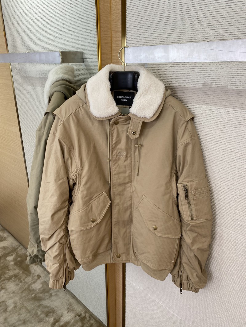 Balenciaga Aviator Cotton Jacket Coat 6