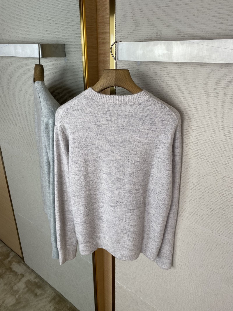 Dior Bluebell Flower Knit Crew Sweater 7