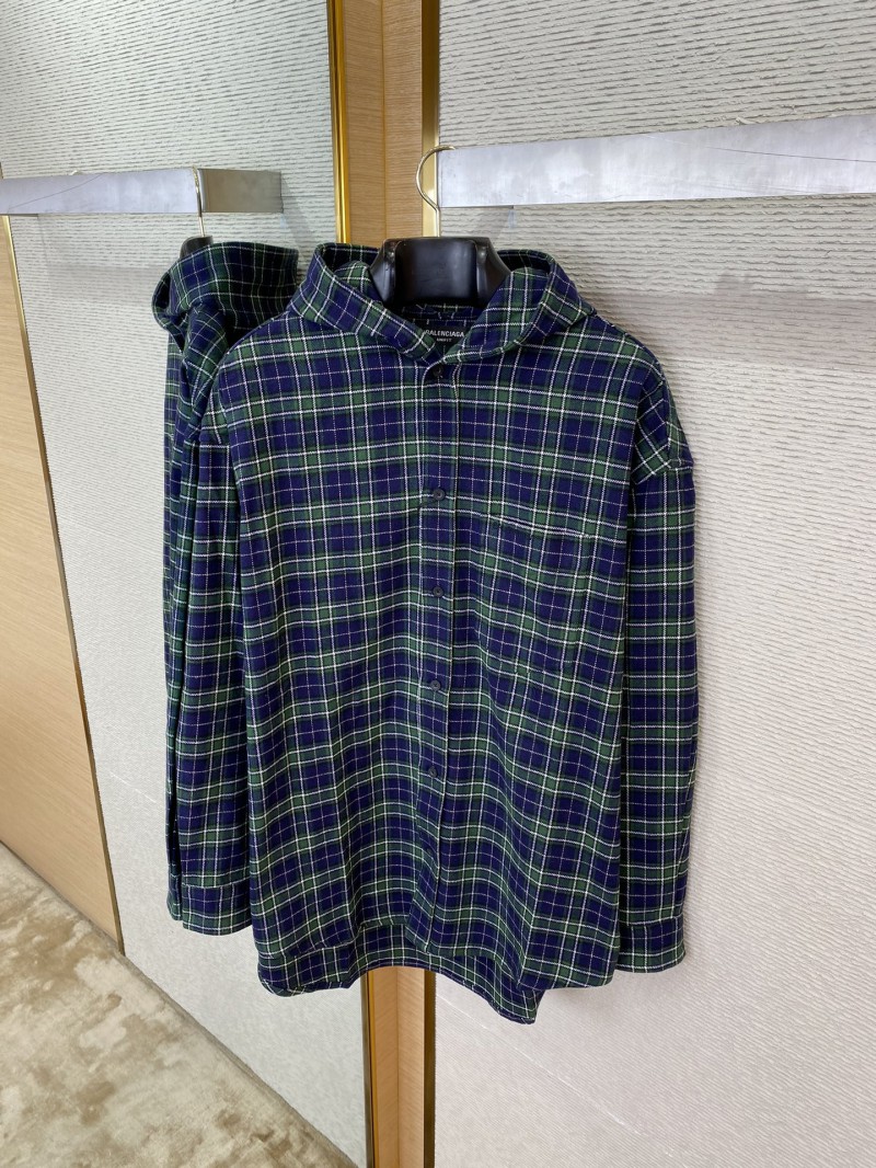 Balenciaga Check Shirt Jacket 6
