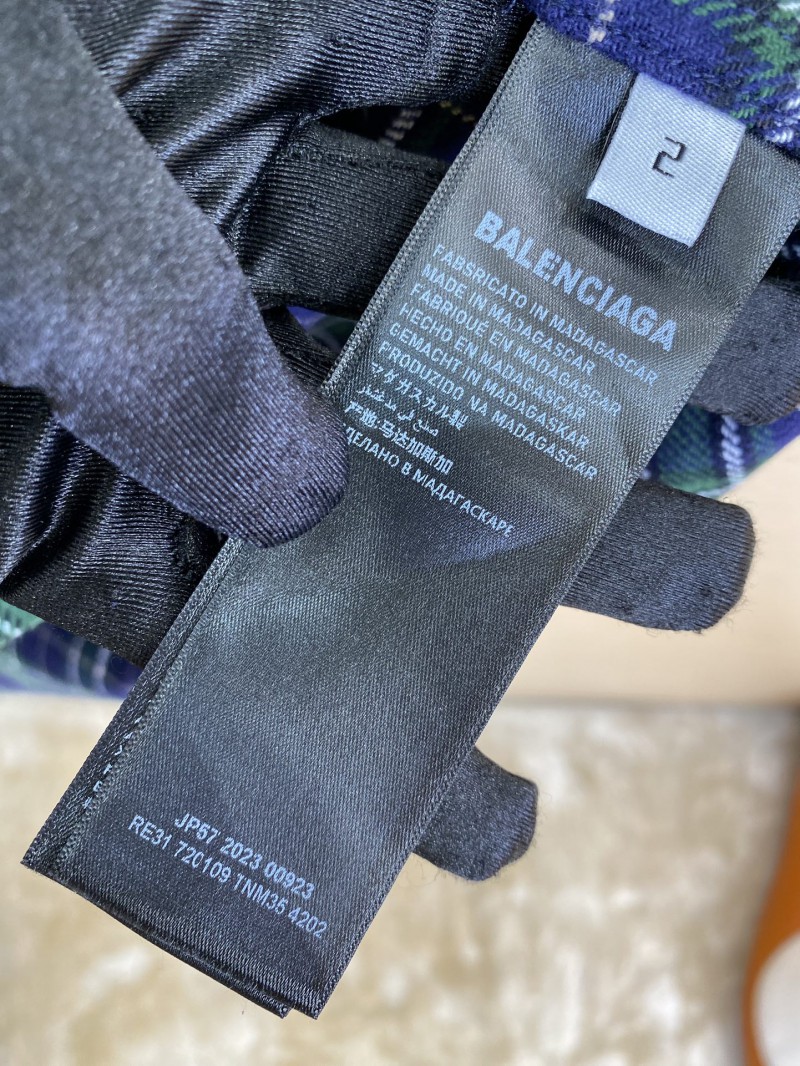 Balenciaga Check Shirt Jacket 8