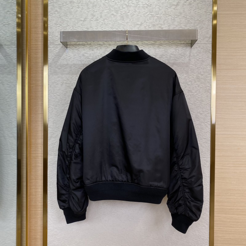 Balenciaga Logo Aviator Jacket 1