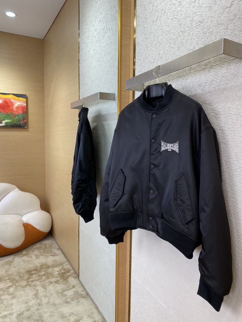 Balenciaga Logo Aviator Jacket 2