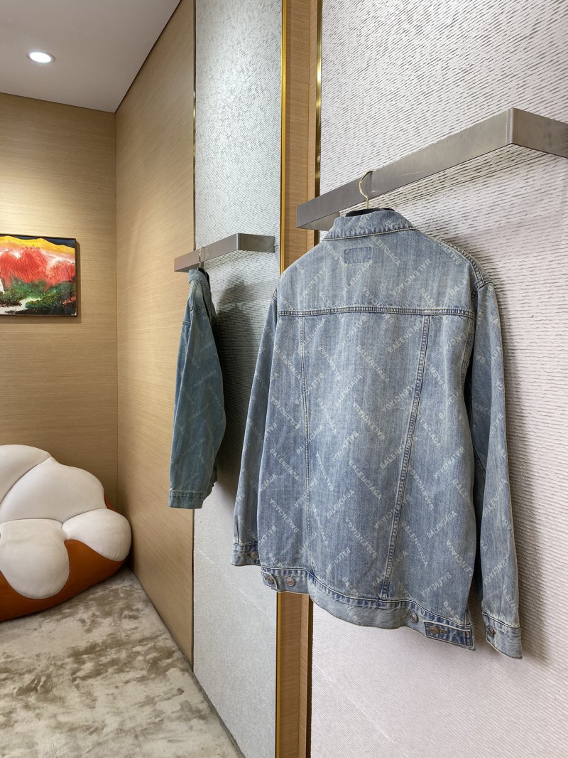 Balenciaga Full Print Denim outerwear 2