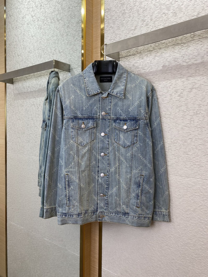 Balenciaga Full Print Denim outerwear 3