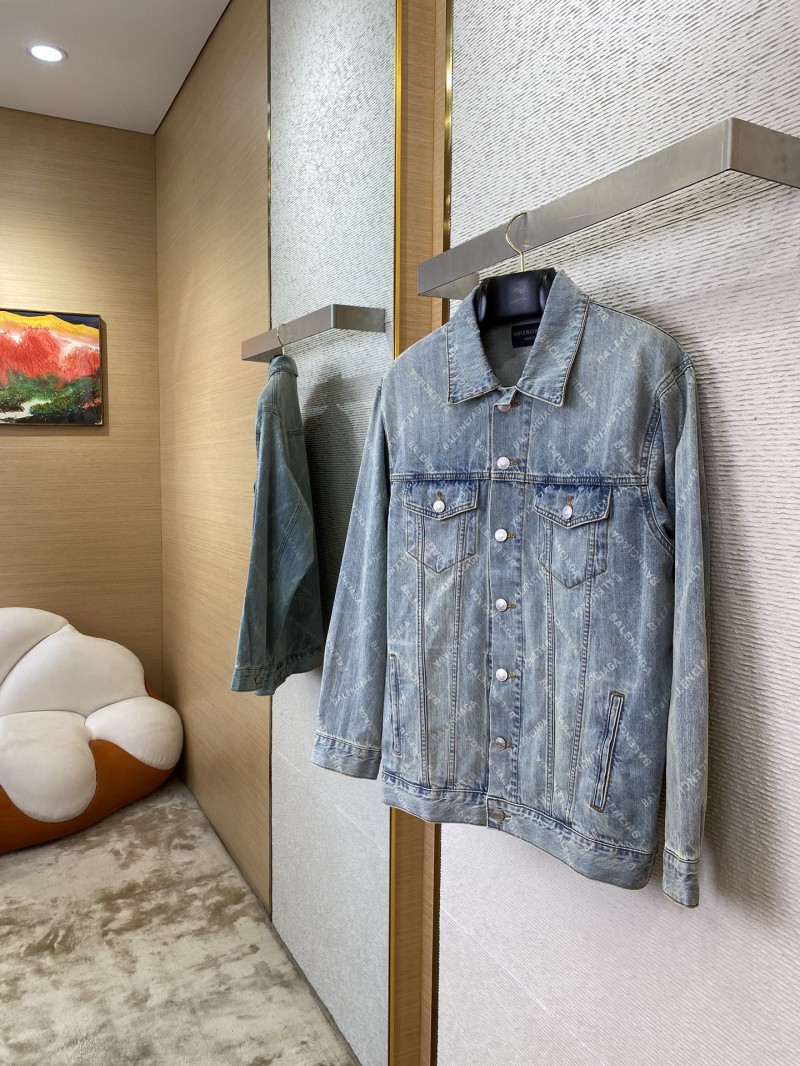 Balenciaga Full Print Denim outerwear 4
