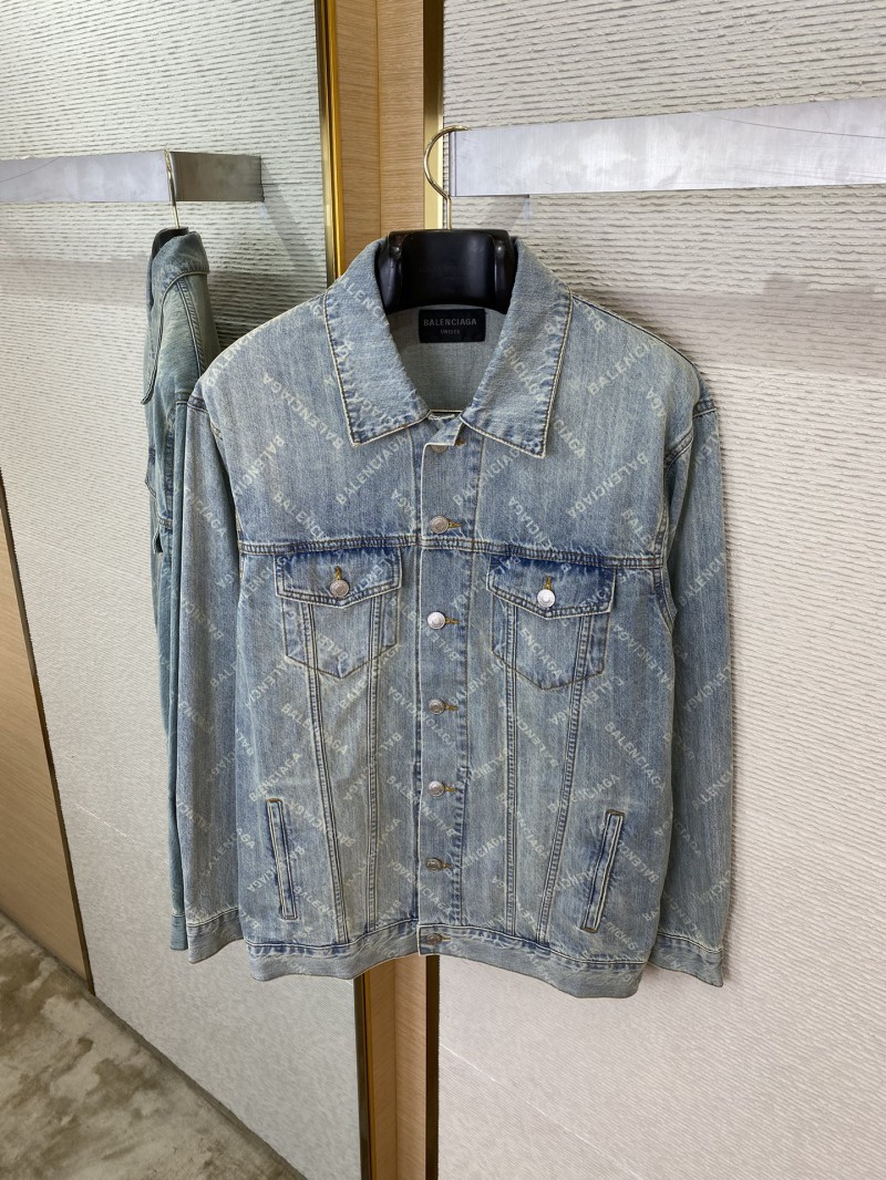 Balenciaga Full Print Denim outerwear 6