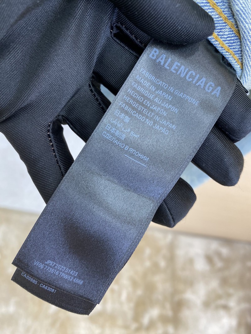 Balenciaga Full Print Denim outerwear 8