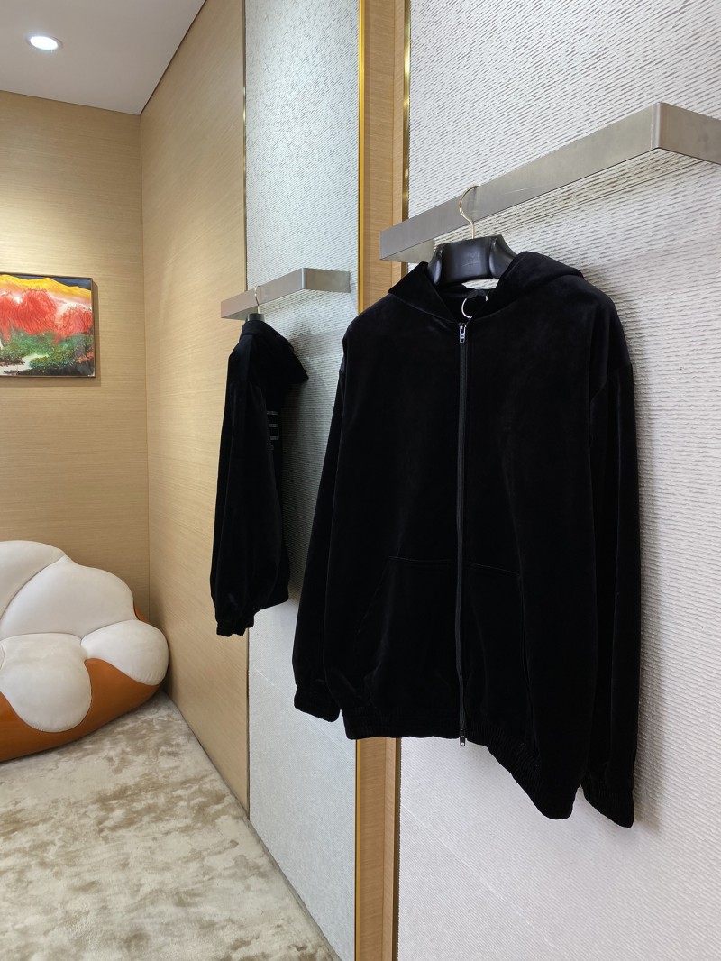 Balenciaga Rhinestone Velvet outerwear 2