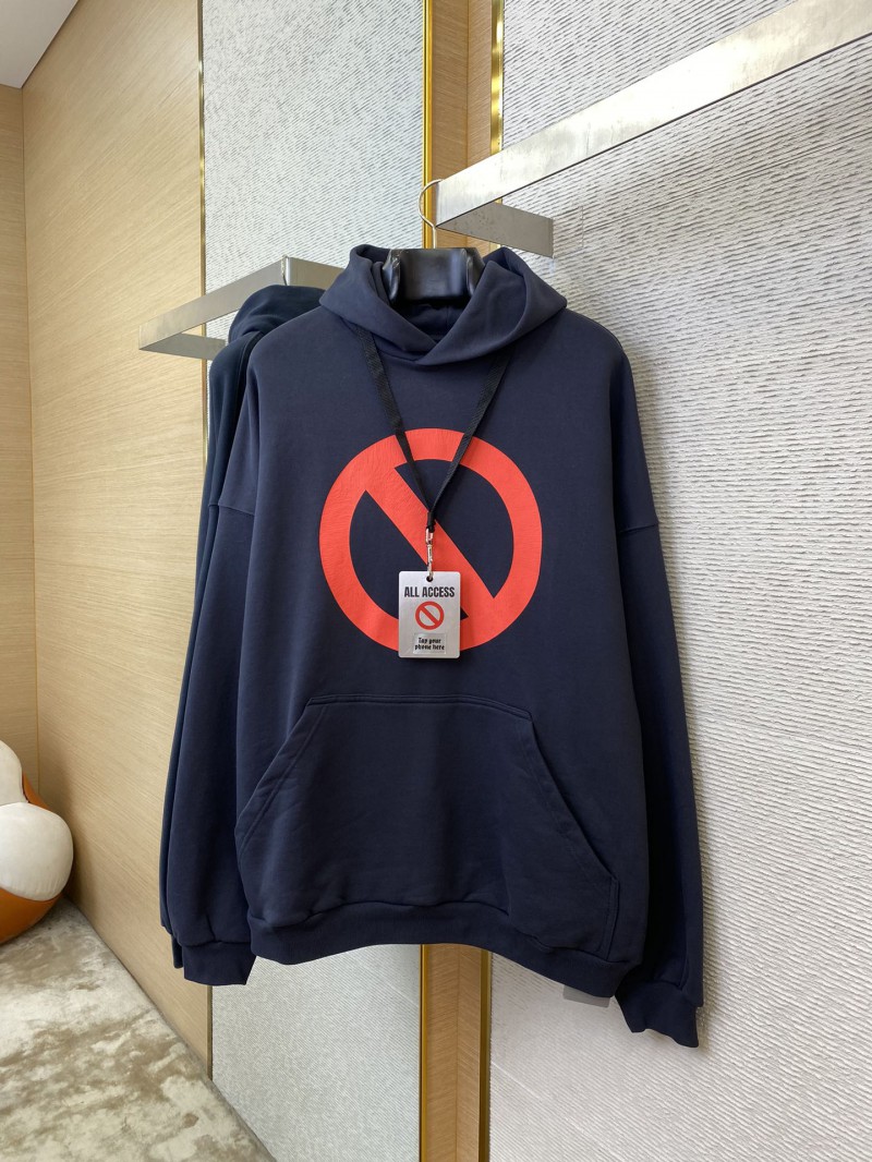 Balenciaga No Passing Hooded Sweatshirt 4