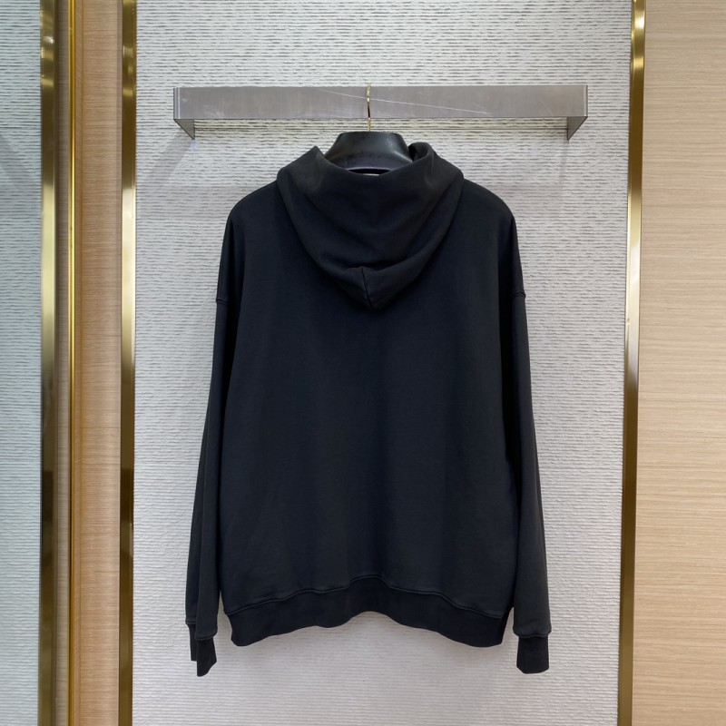 Balenciaga Printed Hooded Sweatshirt 1