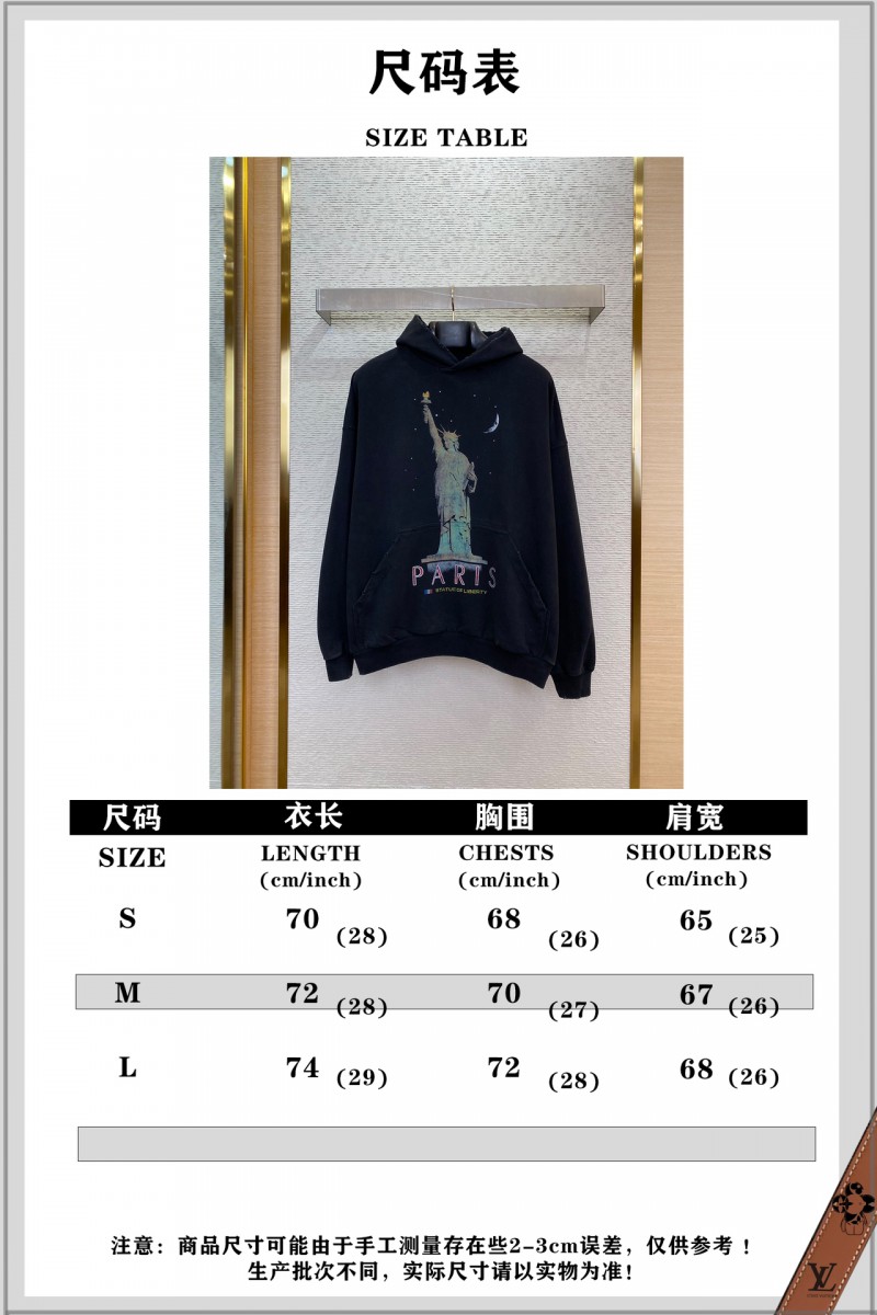 Balenciaga Liberty Hooded Sweatshirt 9