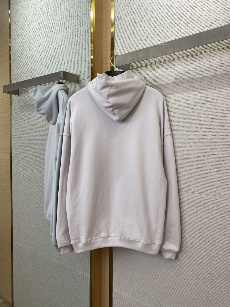 Balenciaga Love Heart Wireless Print Hooded Sweatshirt White 5