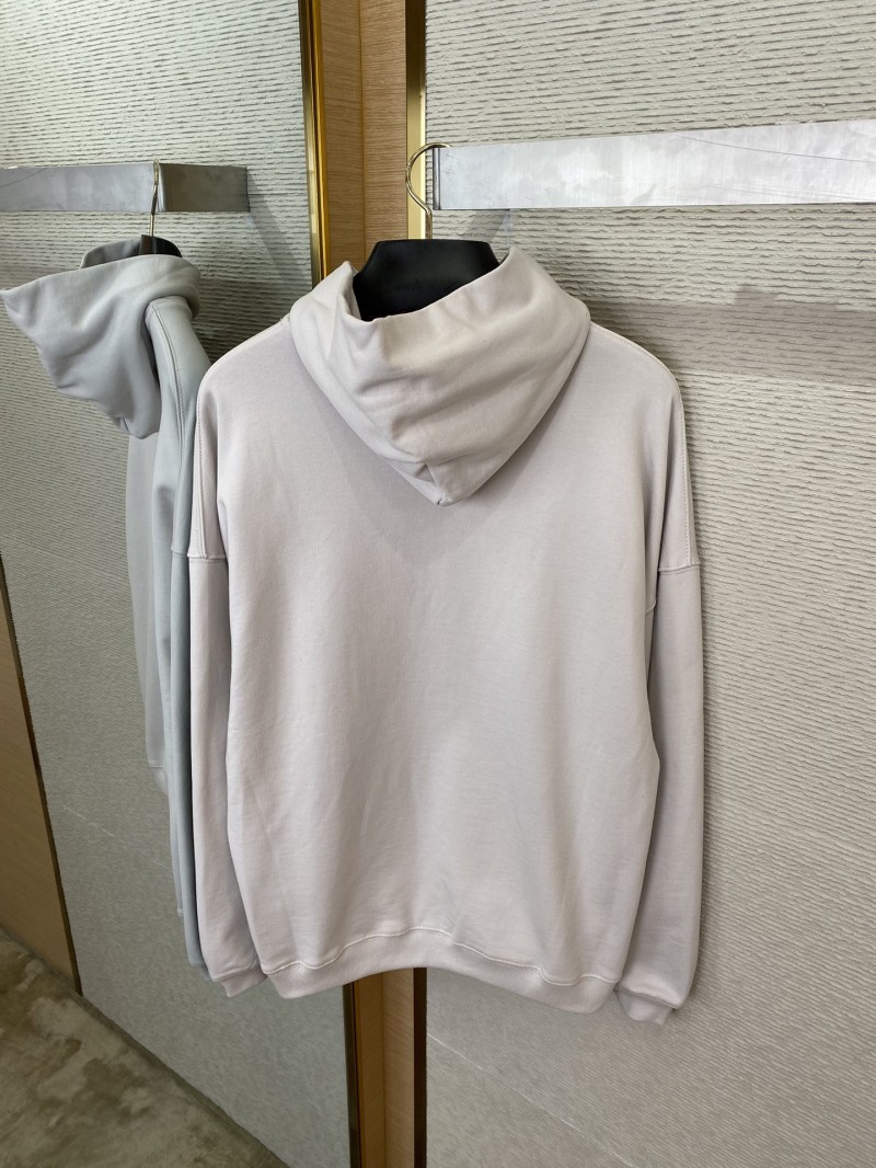 Balenciaga Love Heart Wireless Print Hooded Sweatshirt White 7