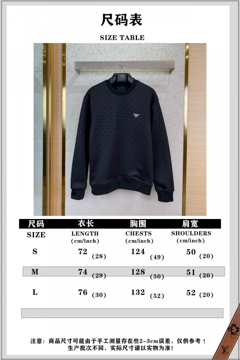 Prada Triangle Label Jacquard Sweatshirt 9