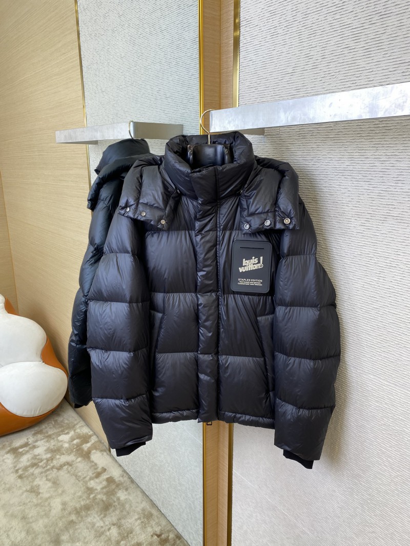 LV nylon waterproof zip down jacket 6