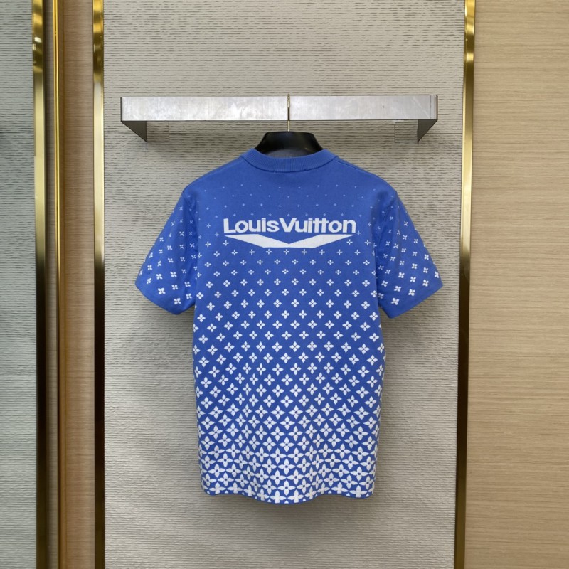 LV snowflake knit short sleeve 1