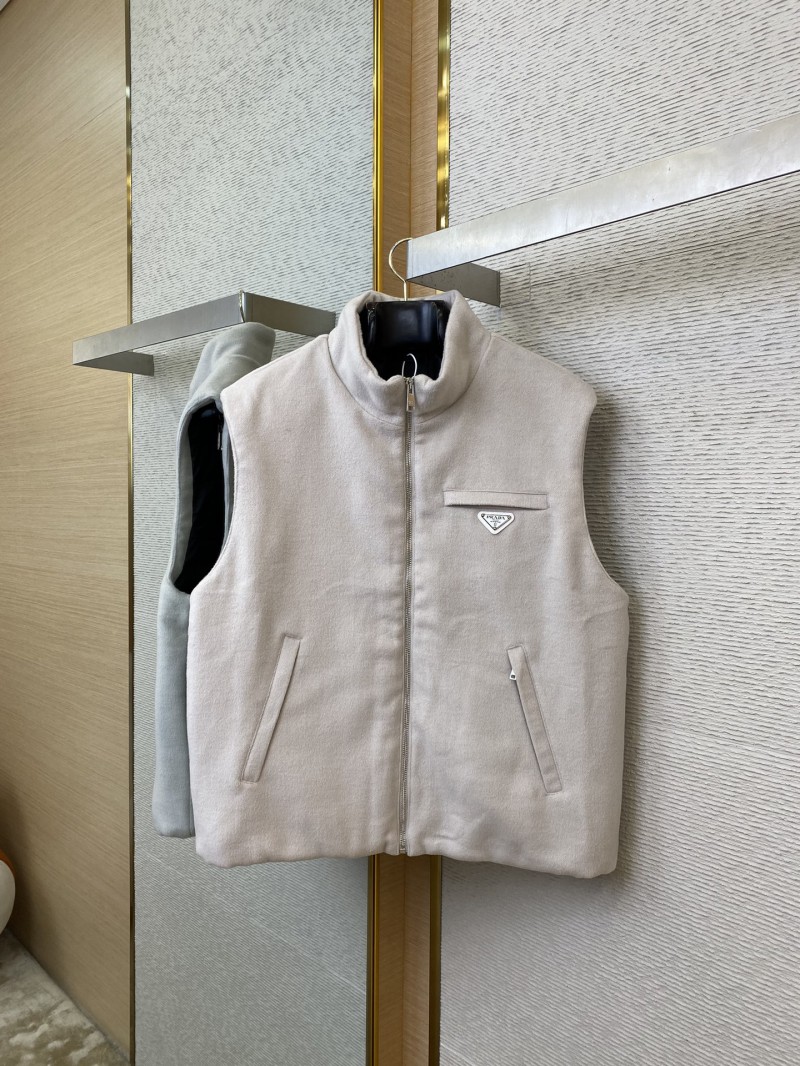 Prada Triangle Label Wool Vest 4