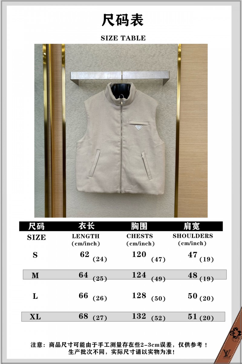 Prada Triangle Label Wool Vest 9