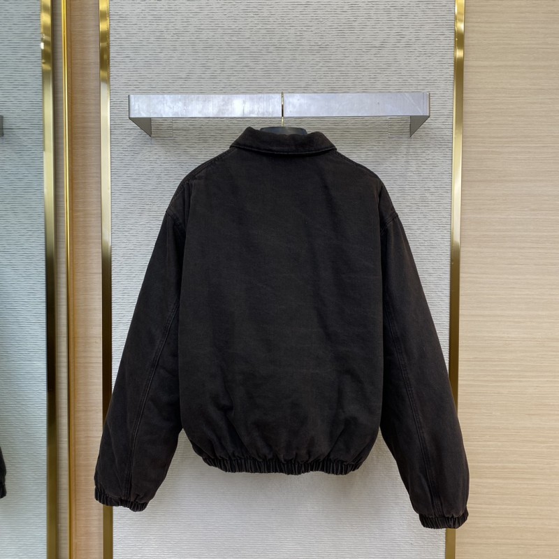 Prada Triangle Label Denim Jacket Jacket 1