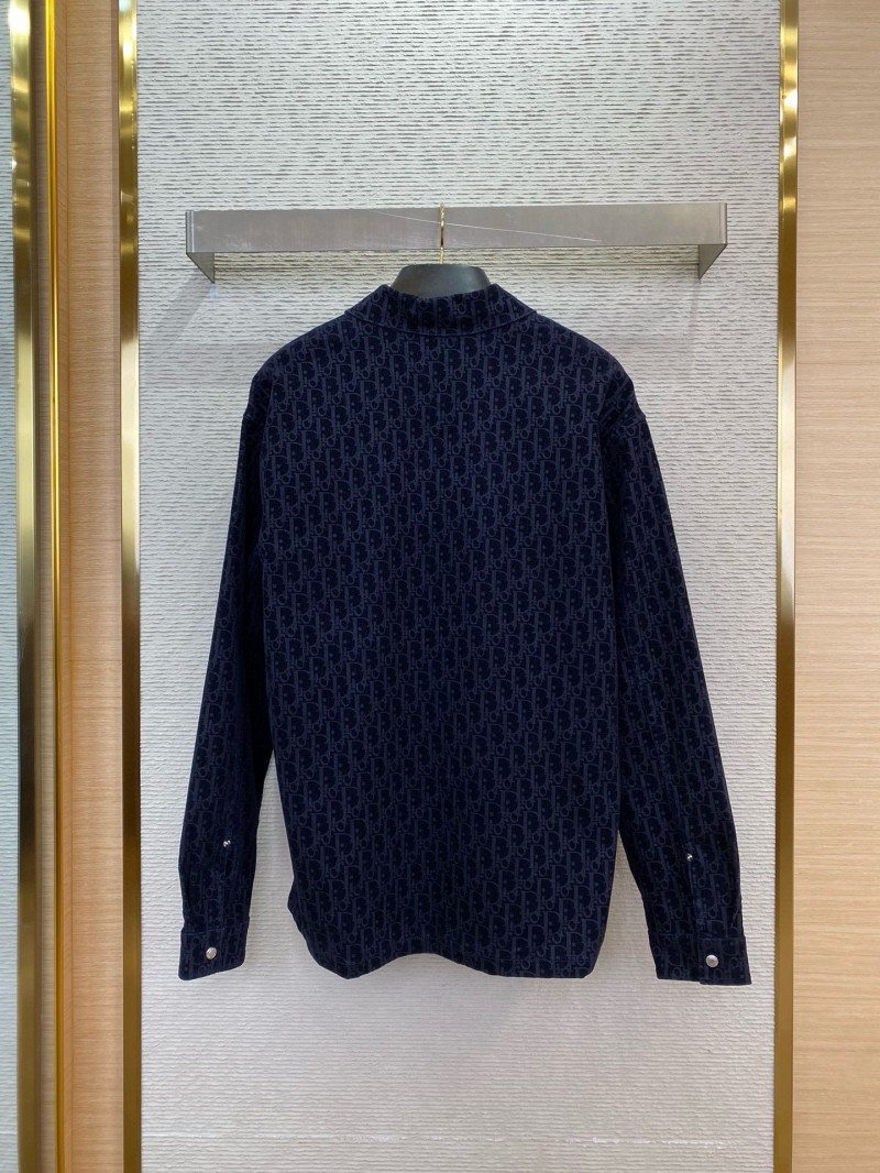 Dior Printed Jacquard Denim Suit Jacket 1