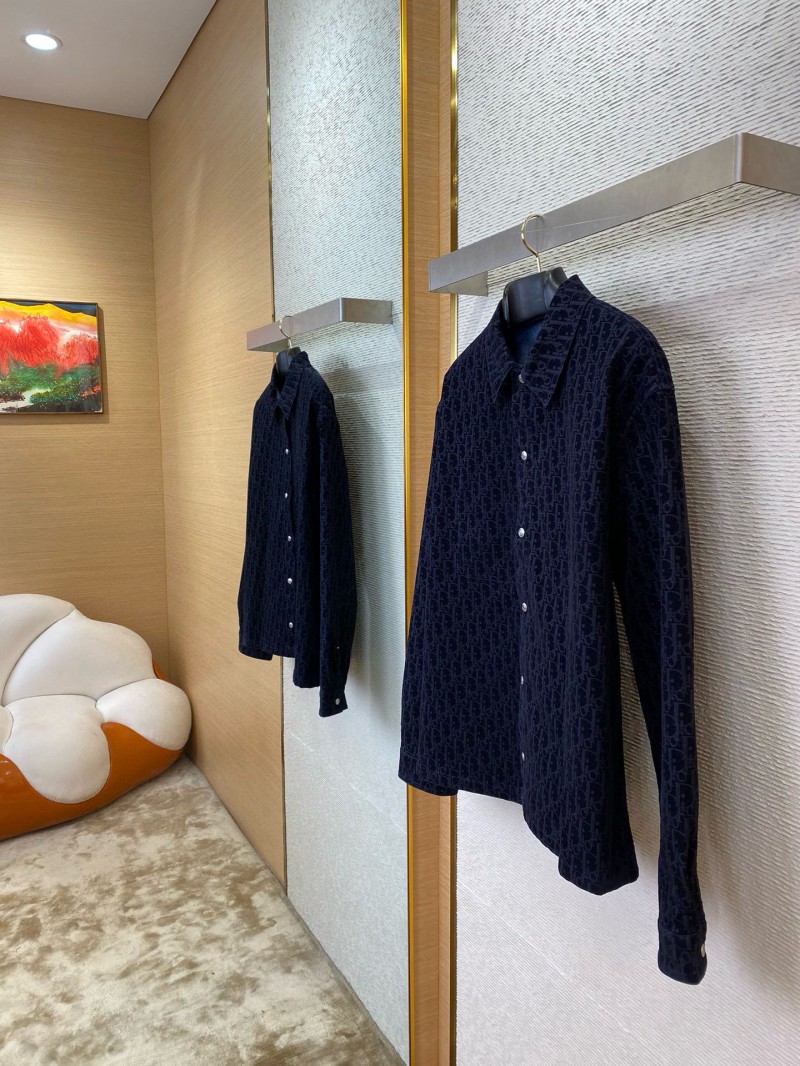 Dior Printed Jacquard Denim Suit Jacket 2