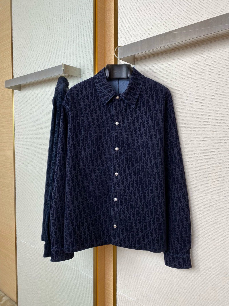 Dior Printed Jacquard Denim Suit Jacket 4